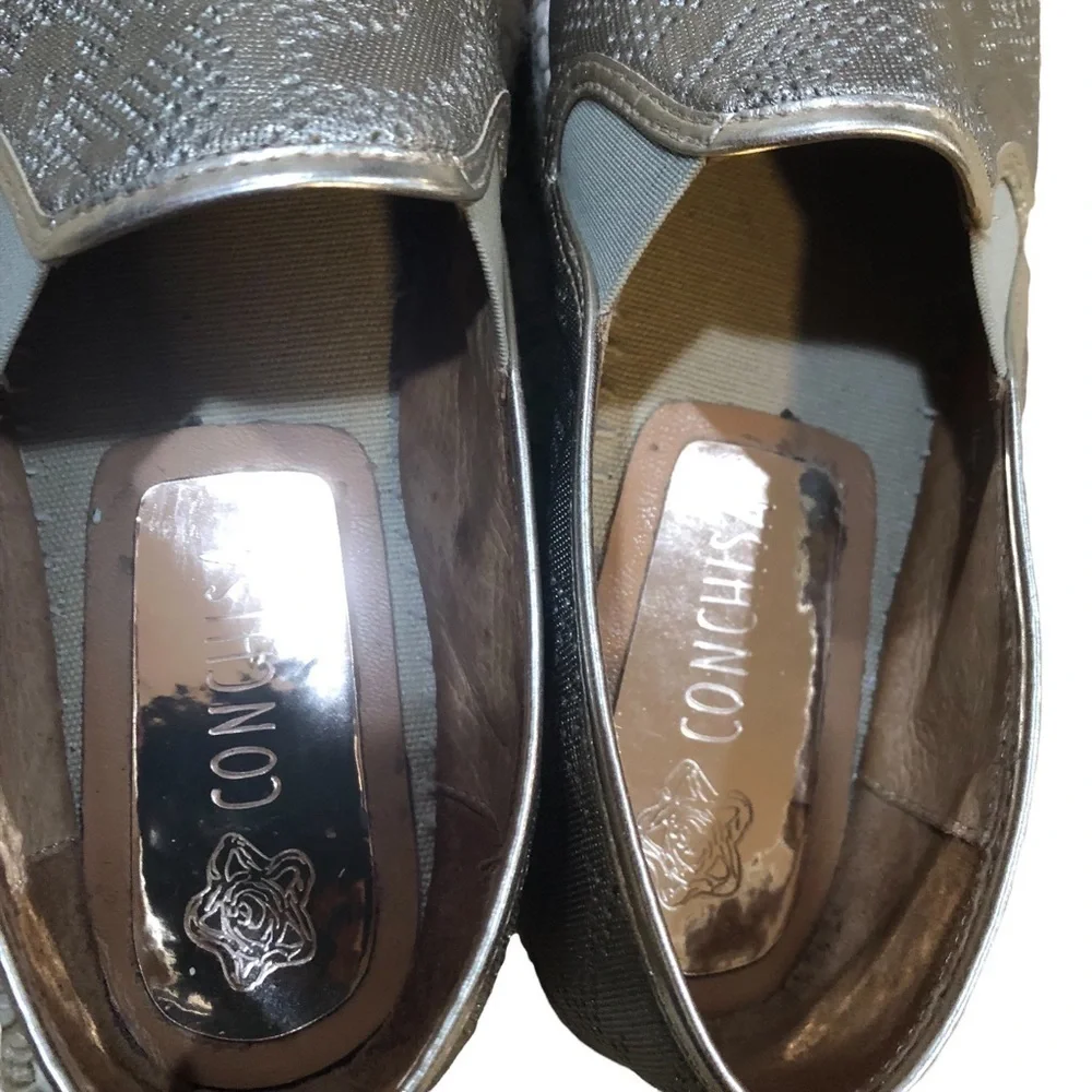 Conchisa Gold Espadrilles size 8‎